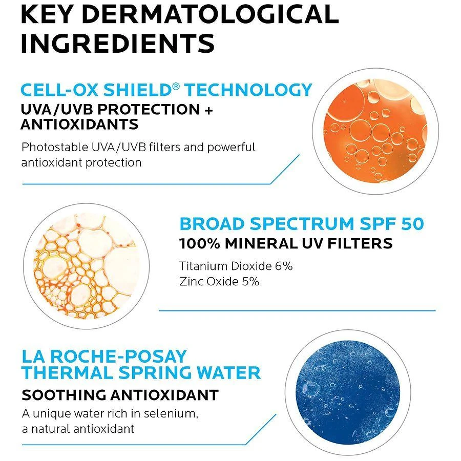 商品La Roche Posay|Mineral Ultra Light Fluid Sunscreen for Face SPF 50,价格¥281,第4张图片详细描述