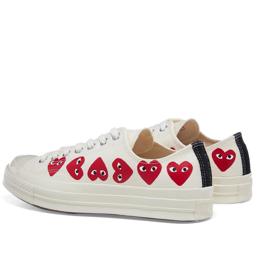 Comme des Garcons Play x Converse Chuck Taylor Multi Heart 1商品第3张图片规格展示