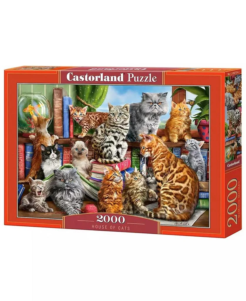 商品Castorland|House of Cats Jigsaw Puzzle Set, 2000 Piece,价格¥264,第1张图片