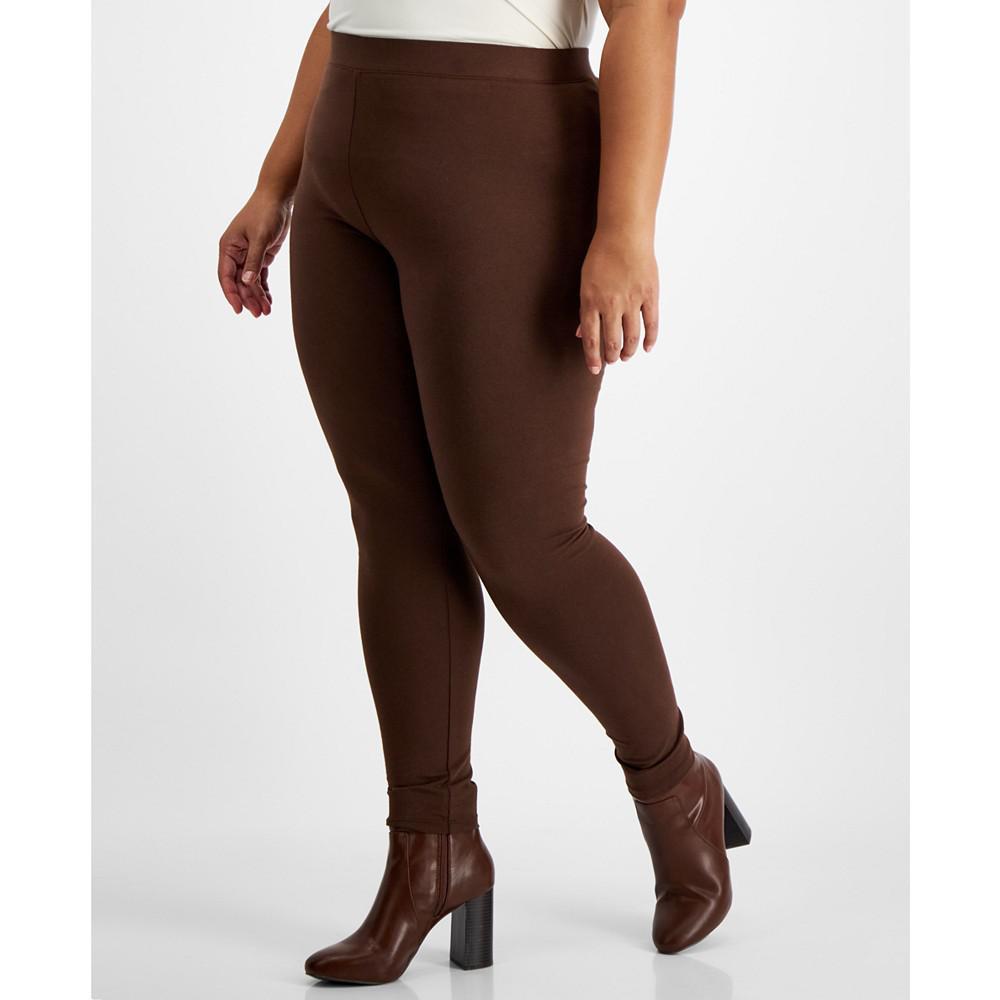 商品Style & Co|Plus Size Basic Leggings, Created for Macy's,价格¥159,第5张图片详细描述