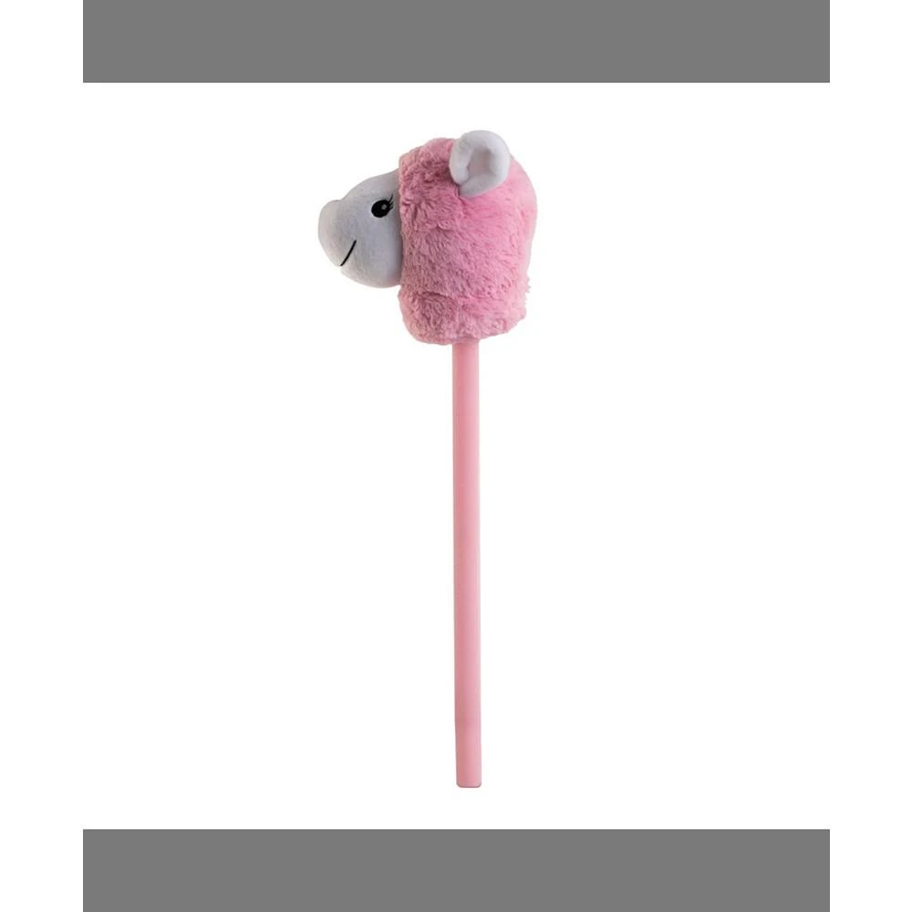 商品Ponyland|Giddy-Up 28" Stick Horse Plush, Llama with Sound,价格¥119,第3张图片详细描述