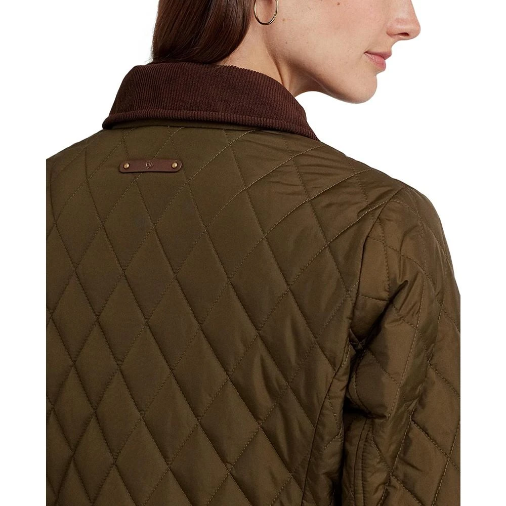 商品Ralph Lauren|Women's Corded-Collar Quilted Coat,价格¥1034,第5张图片详细描述