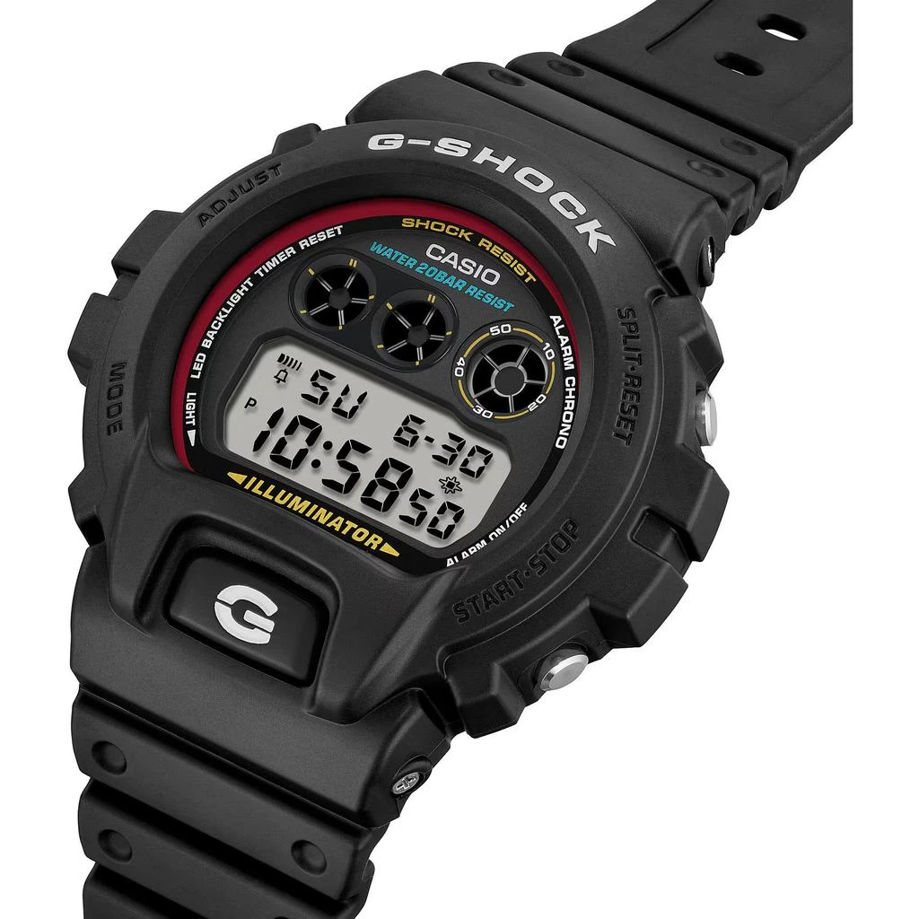 商品Casio|Casio Men's Watch - G-Shock Chronograph Black and Grey Digital Dial Strap | DW6900RL-1,价格¥701,第2张图片详细描述