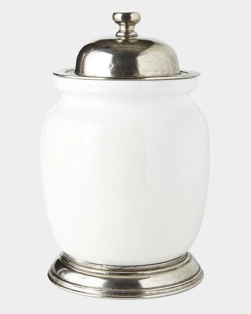 商品Neiman Marcus|Large Ceramic & Pewter Canister,价格¥2281,第1张图片