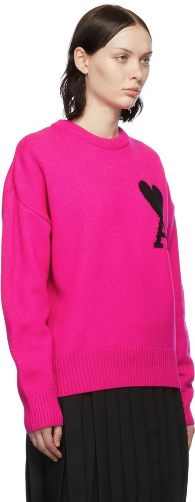 商品AMI|Pink Ami De Cœur Sweater,价格¥2788,第2张图片详细描述