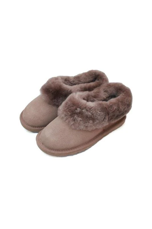 商品Eastern Counties Leather|Womens/Ladies Sheepskin Lined Slipper Boots (Mink),价格¥479,第2张图片详细描述