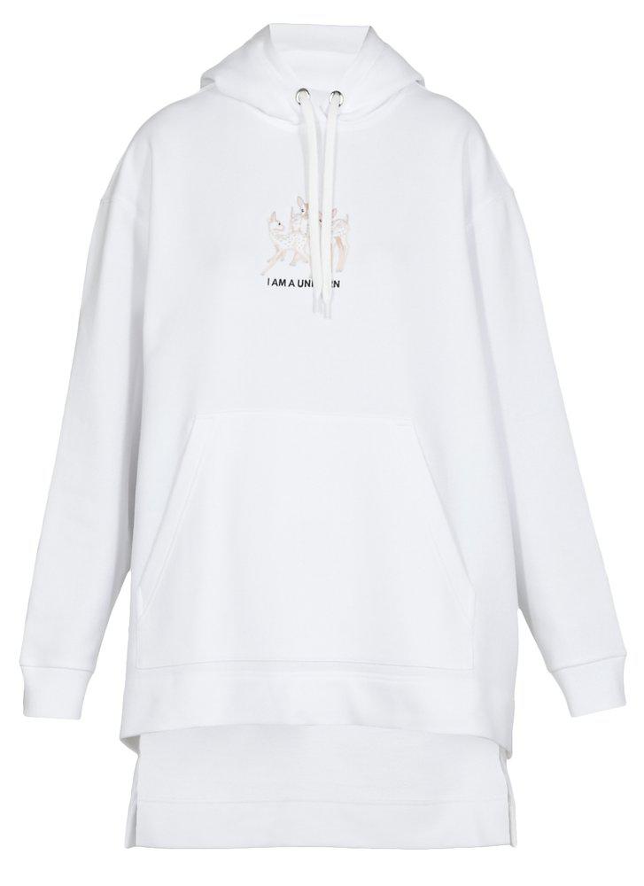 Burberry Step-Hem Drawstring Hoodie商品第1张图片规格展示