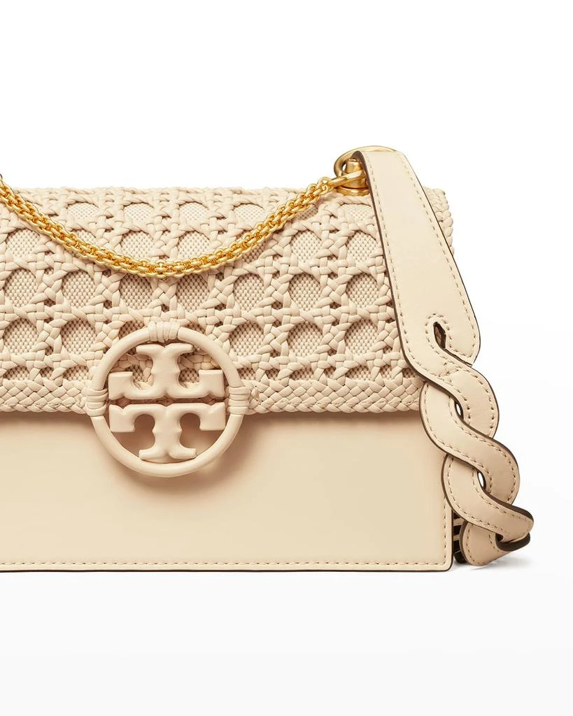 商品Tory Burch|Miller Small Basketweave Flap Shoulder Bag,价格¥2830,第4张图片详细描述