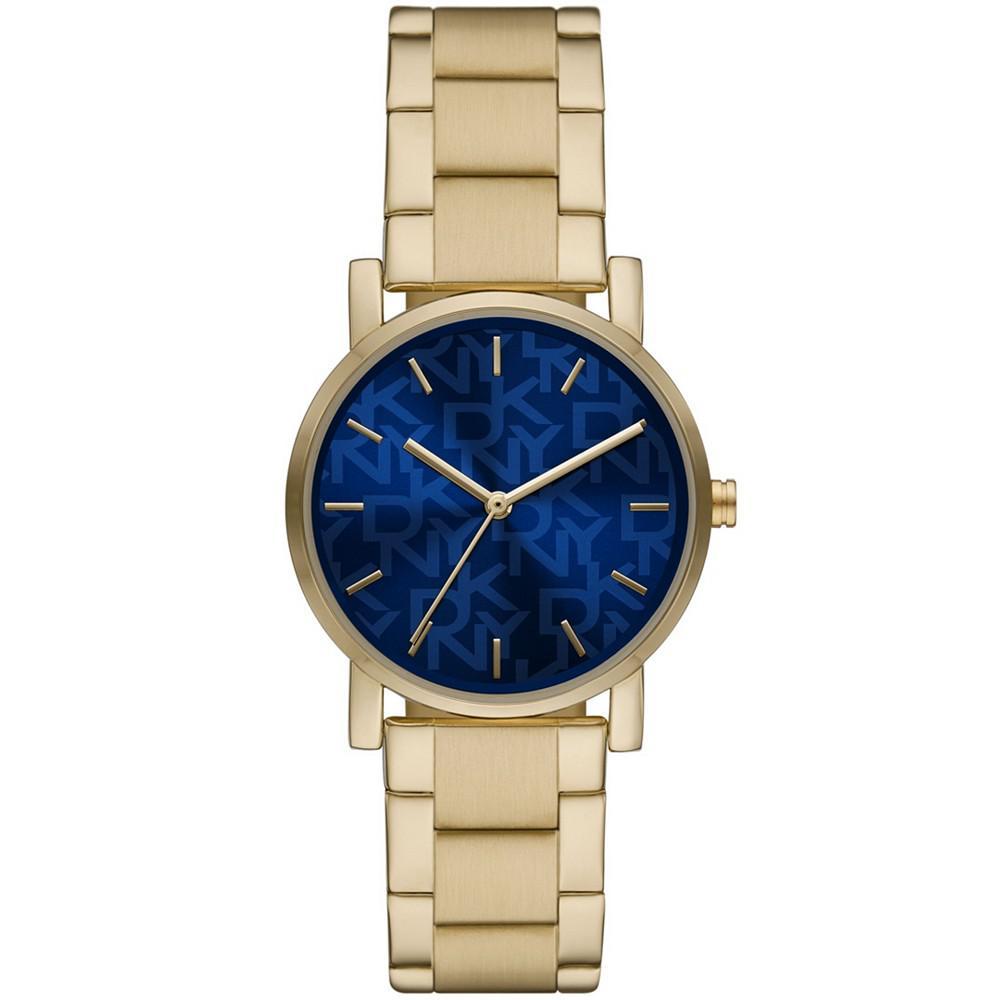 商品DKNY|Women's Soho Gold-Tone Stainless Steel Watch, 34mm,价格¥999,第1张图片