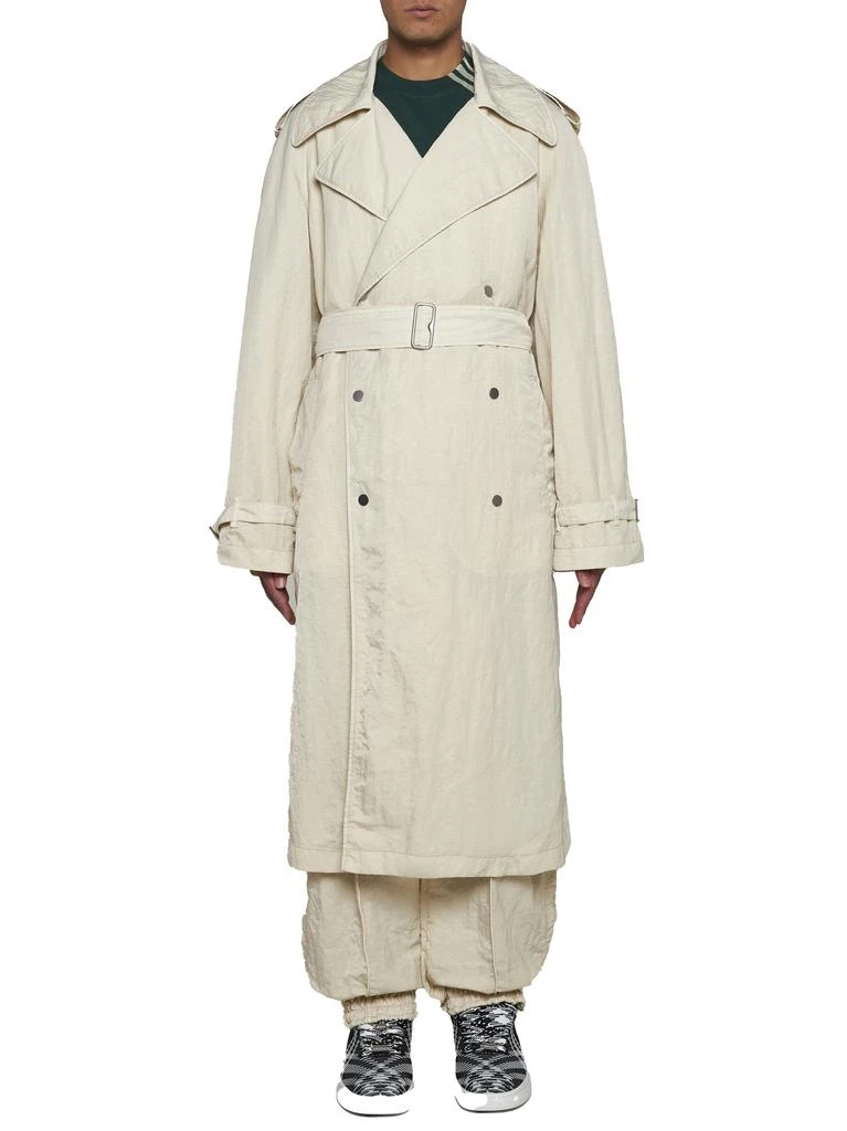 商品Burberry|Double-breasted Belted Trench Coat,价格¥15227,第2张图片详细描述