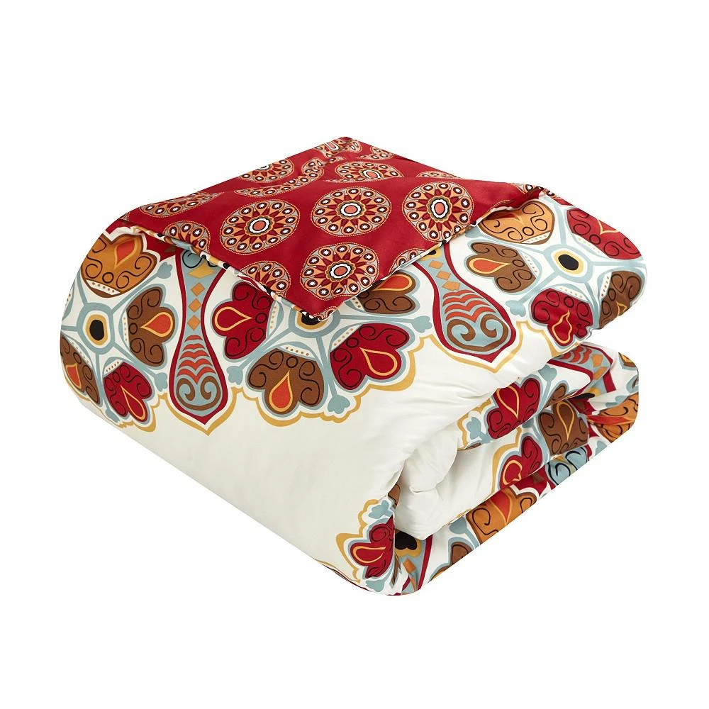 商品Chic Home|Maxim 4 Pc Queen Duvet Cover Set,价格¥896,第5张图片详细描述
