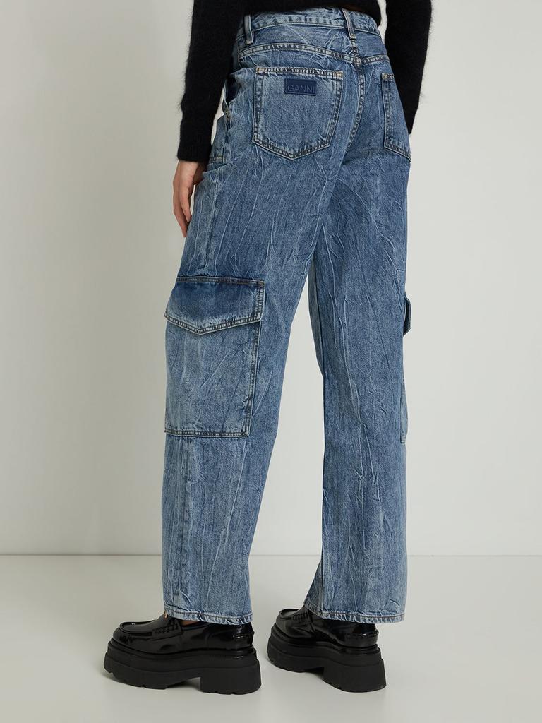 Angi Crinkle Denim Jeans商品第2张图片规格展示