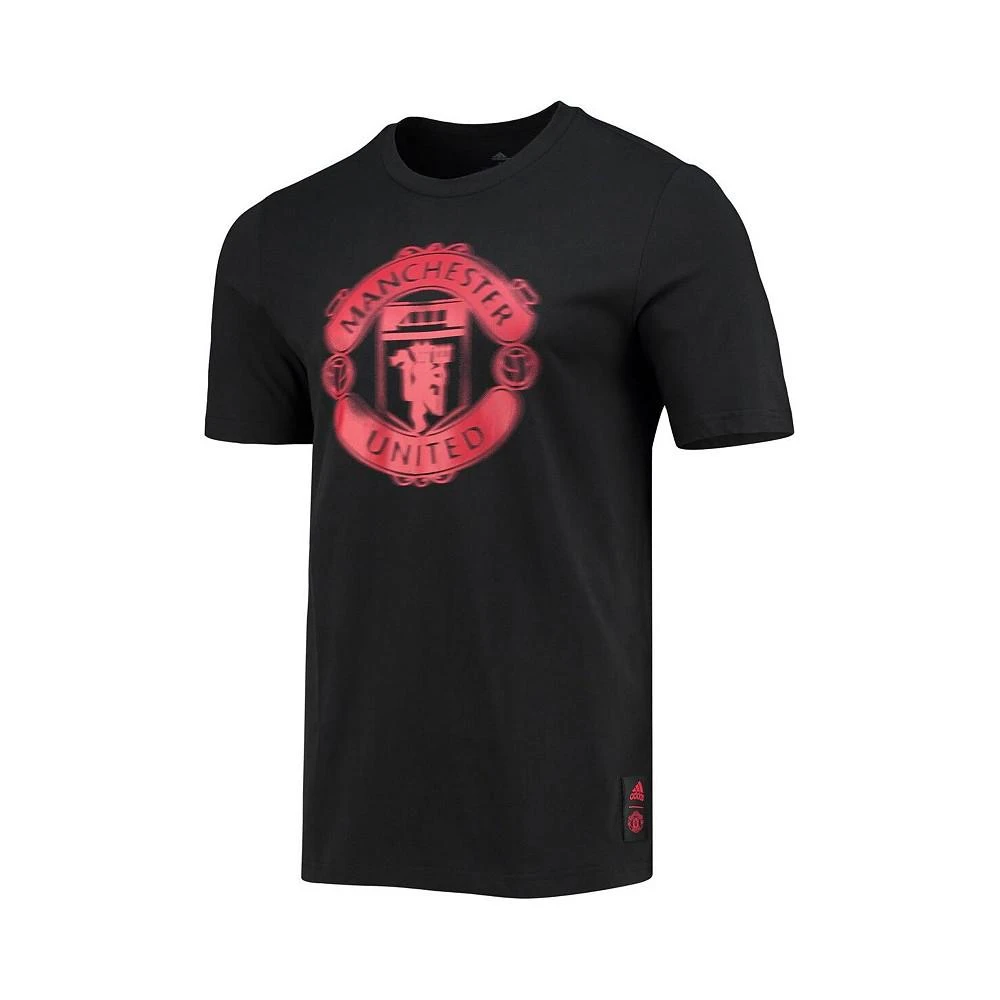 商品Adidas|Men's Black Manchester United Club Crest T-shirt,价格¥205,第2张图片详细描述