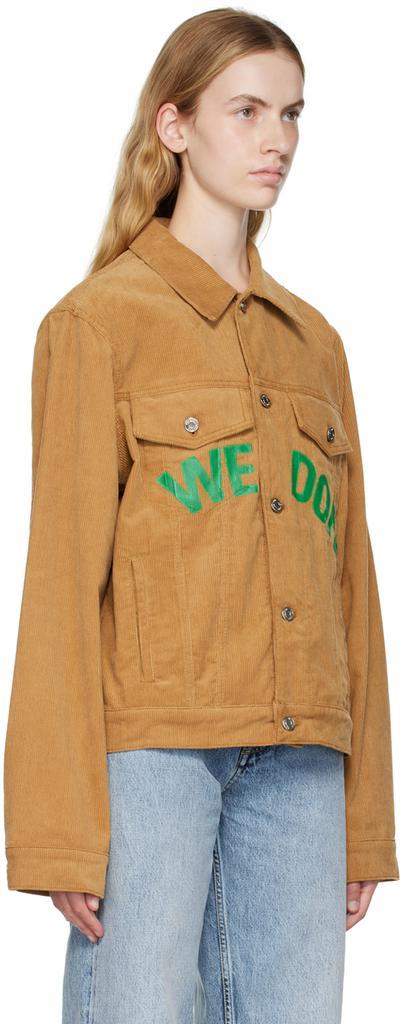 商品We11done|Tan Spread Collar Jacket,价格¥7472,第4张图片详细描述