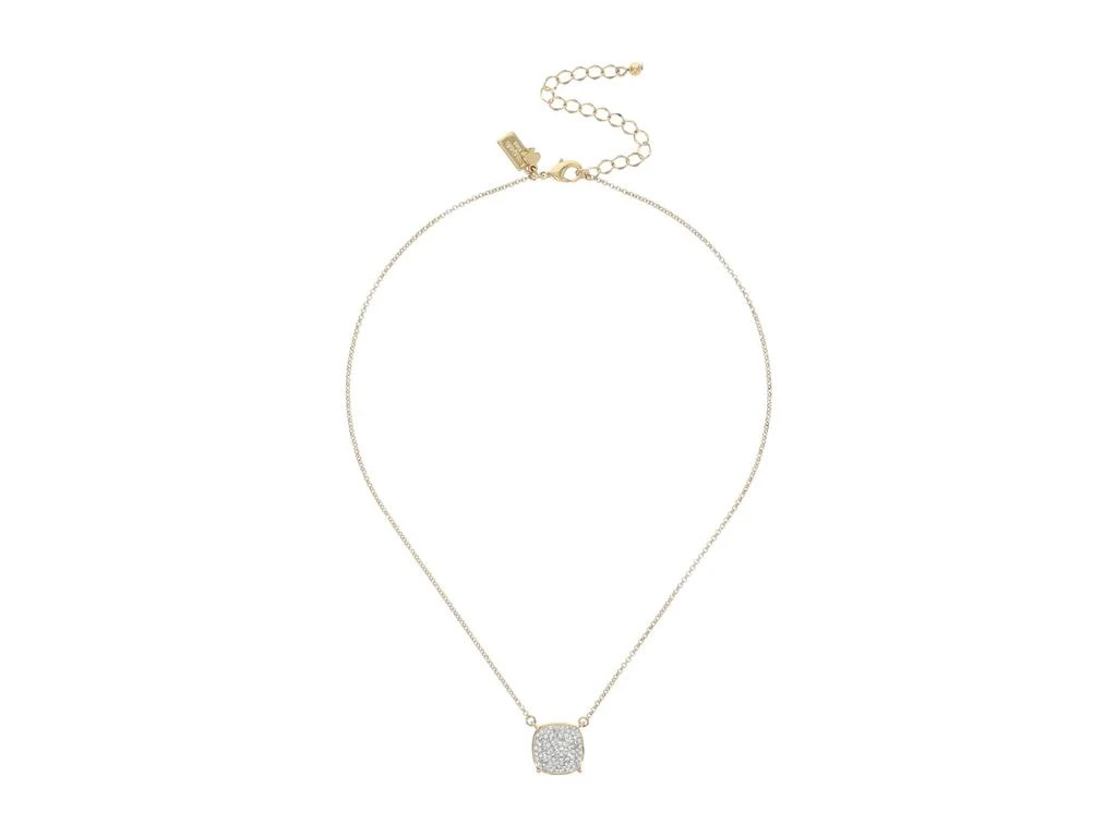 商品Kate Spade|Clay Pave Small Square Pendant,价格¥209,第2张图片详细描述