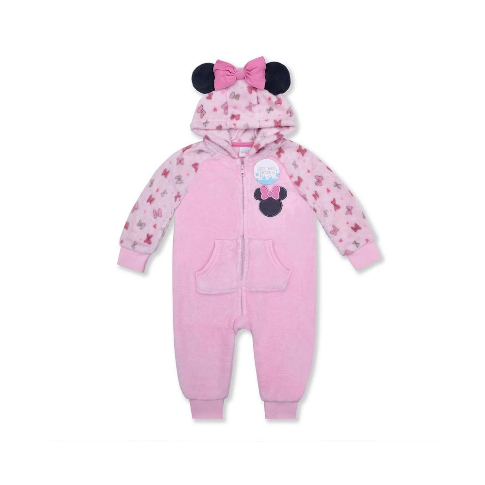 商品Disney|Baby Girls Minnie Mouse Wubby Knit Coverall,价格¥238,第1张图片