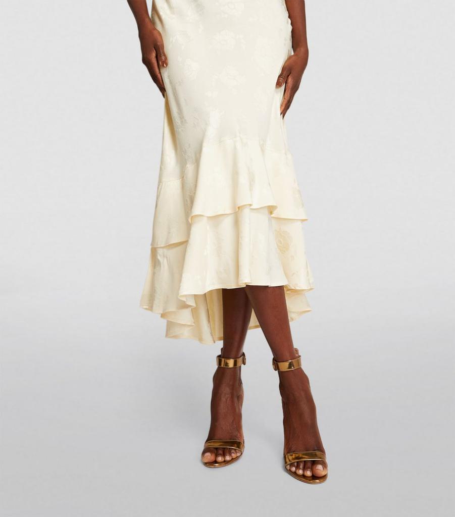 Jacquard Liberty Poppy  Midi Dress商品第4张图片规格展示