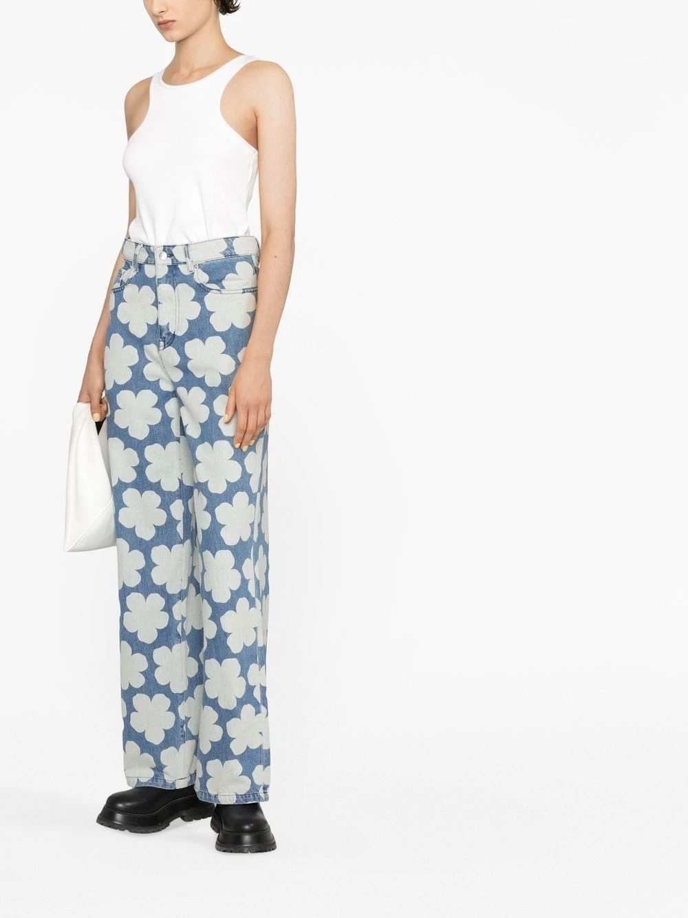 商品【商品预售7天】 Kenzo|Kenzo 女士牛仔裤 FC62DP2029FP67 浅蓝色,价格¥1680,第5张图片详细描述