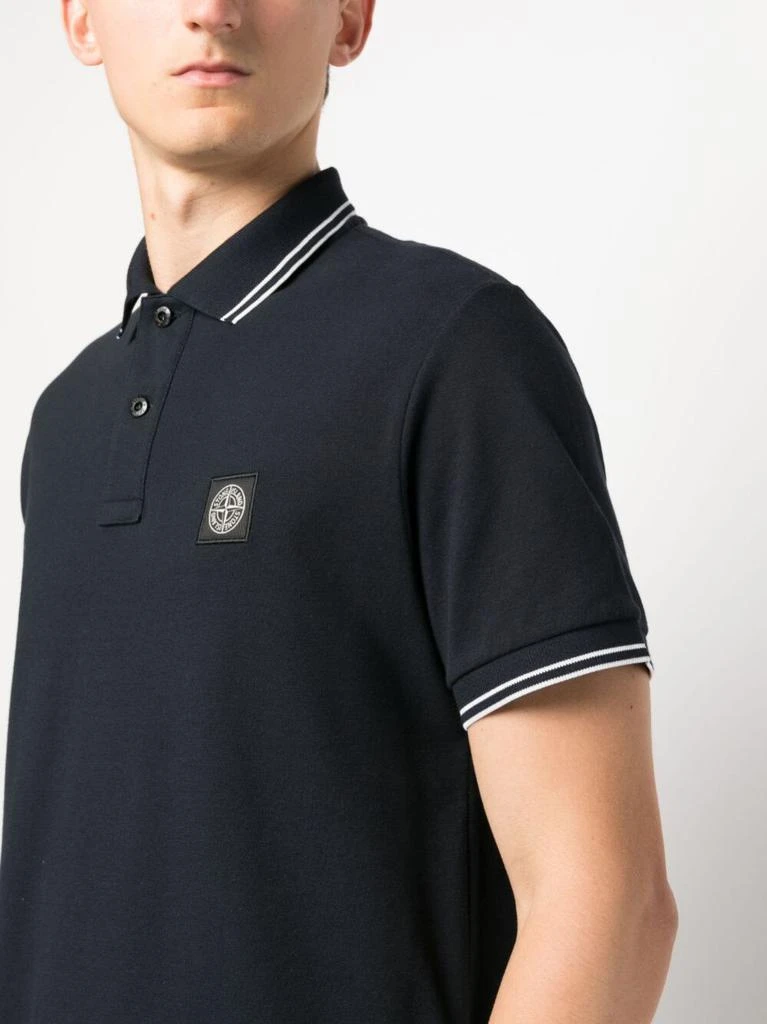 商品Stone Island|Logo polo shirt,价格¥1082,第5张图片详细描述