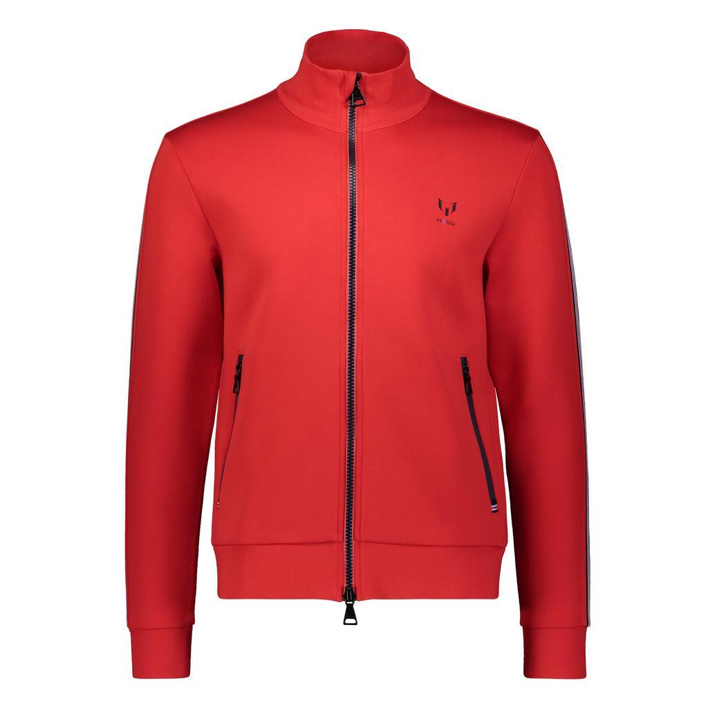 商品The Messi Store|Messi Two Way Zip Knit Jacket - Logo Red,价格¥736,第1张图片