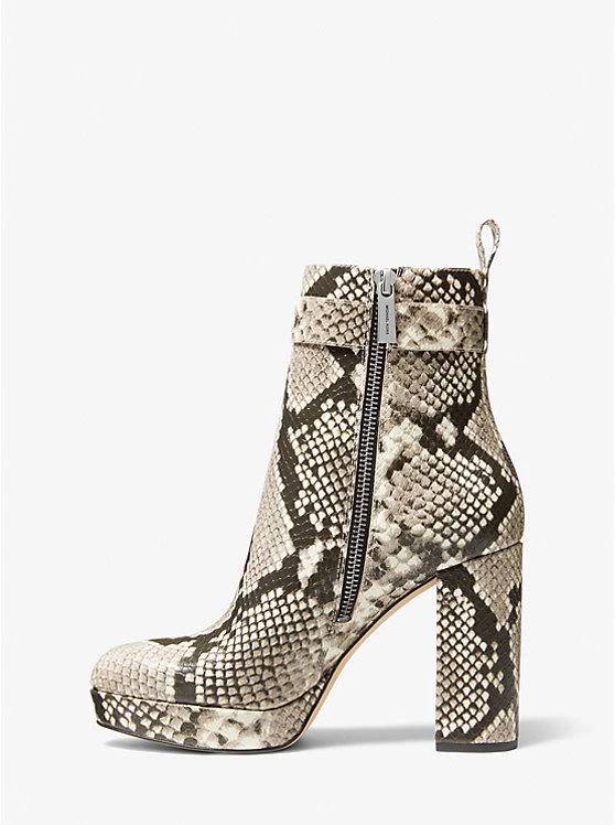 商品Michael Kors|Parker Snake Embossed Faux Leather Platform Boot,价格¥1808,第3张图片详细描述