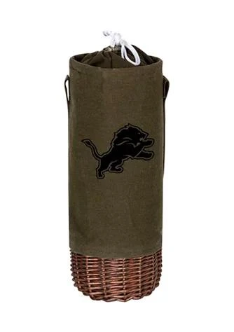 商品Heritage|Nfl Detroit Lions Malbec Insulated Canvas And Willow Wine Bottle Basket,价格¥414,第1张图片