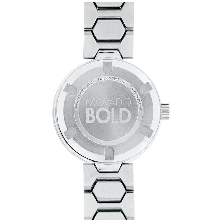 商品Movado|Women's Swiss Bold Stainless Steel Bracelet Watch 32mm 3600381,价格¥3304,第3张图片详细描述