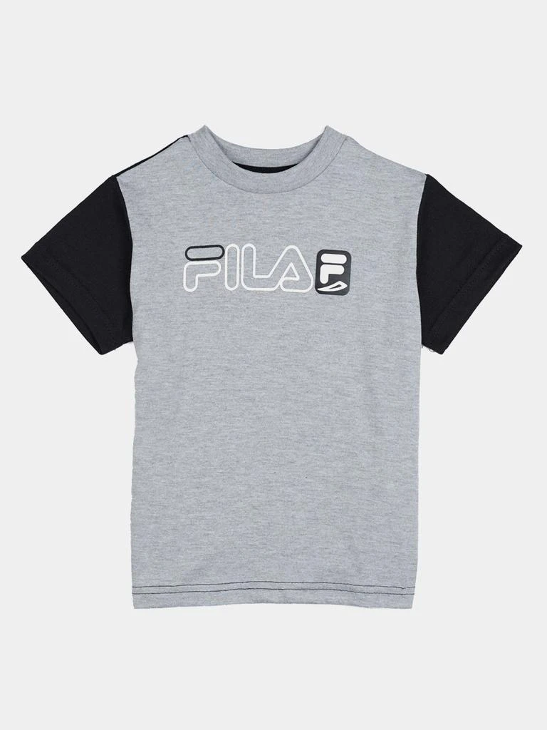 商品Fila|Boys Short Sleeve Graphic Logo T-Shirt,价格¥16,第2张图片详细描述
