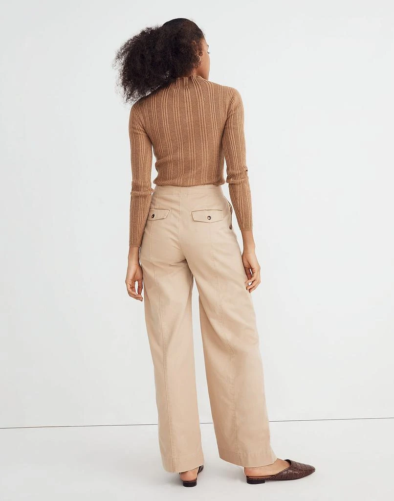 商品Madewell|Seamed Wide-Leg Pants,价格¥441,第3张图片详细描述