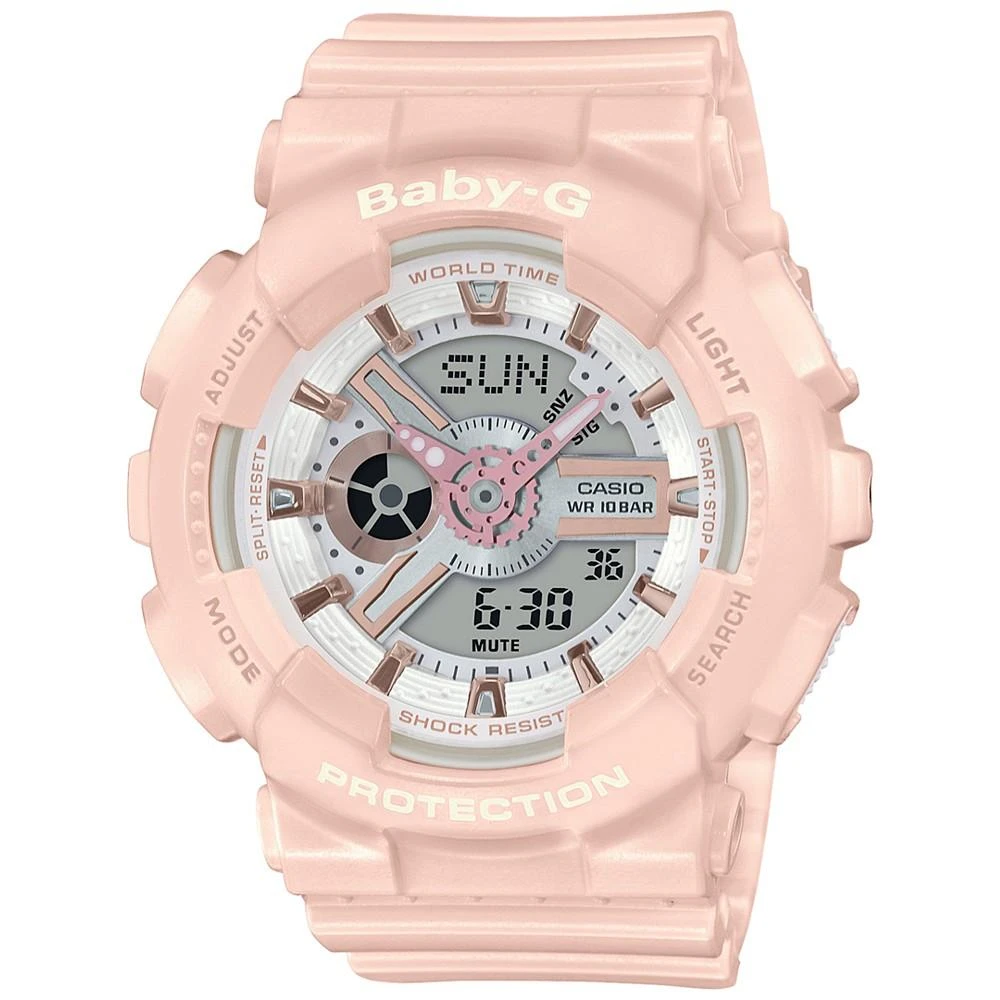 商品G-Shock|Women's Analog-Digital Blush Resin Strap Watch 43.4mm,价格¥730,第1张图片