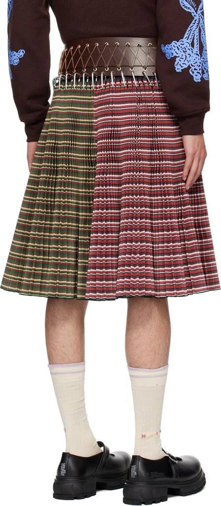 商品CHOPOVA LOWENA|Red & Green June Knee Carabiner Skirt,价格¥7826,第3张图片详细描述