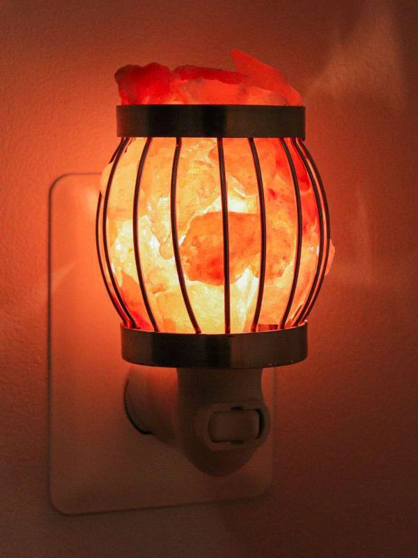 商品HIMALAYAN SECRETS|Himalayan Salt Rock & Stainless Steel Basket Night Light,价格¥238,第2张图片详细描述