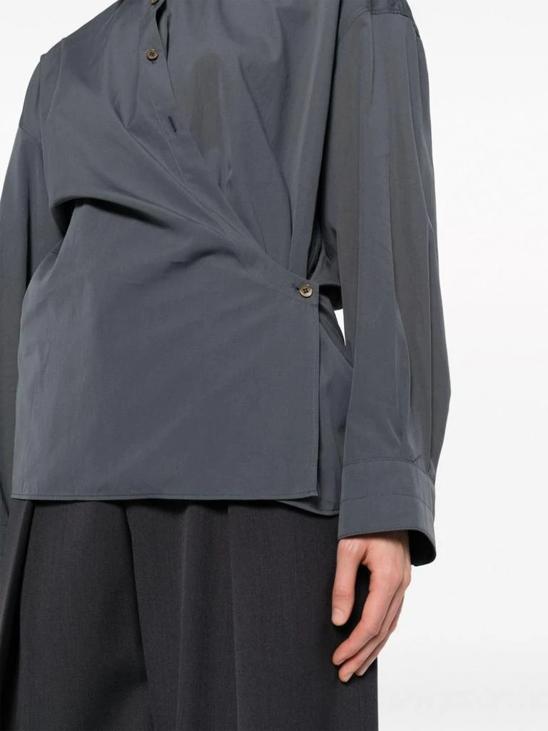 商品Lemaire|LEMAIRE Women Straight Collar Twisted Shirt,价格¥2013,第4张图片详细描述