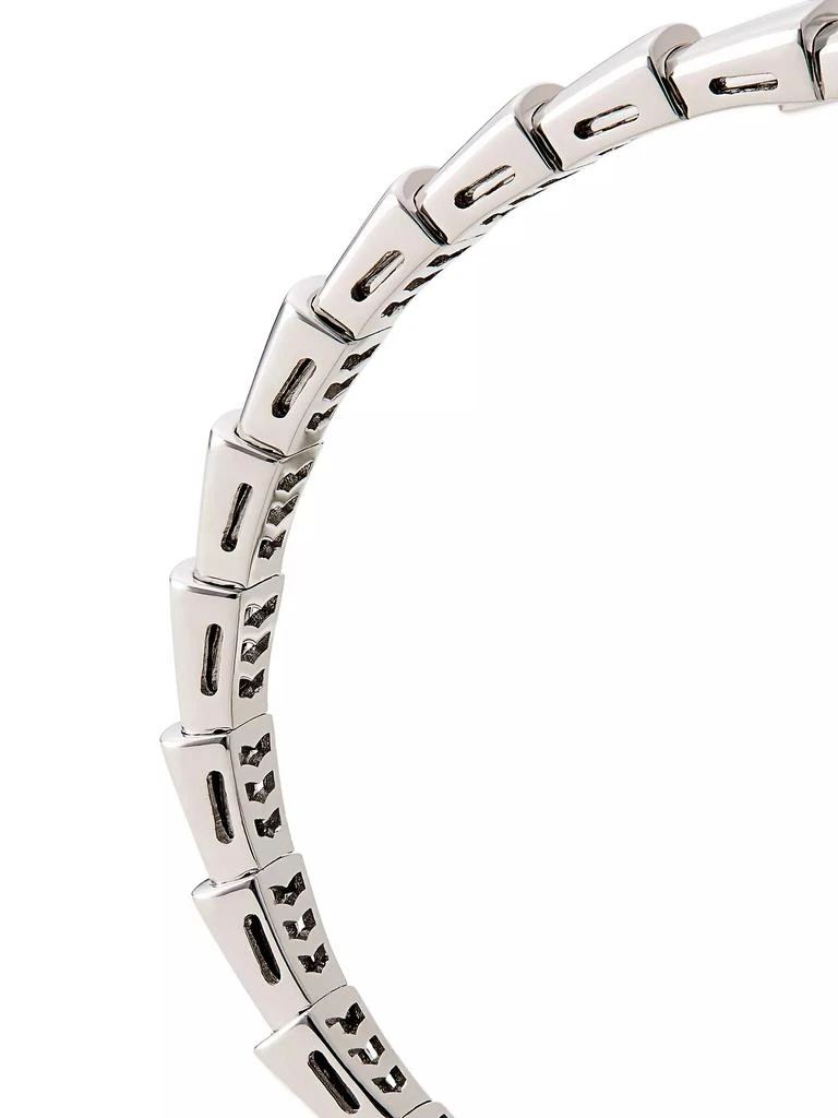 商品BVLGARI|Serpenti Viper 18K White Gold Wrap Bracelet,价格¥56458,第3张图片详细描述