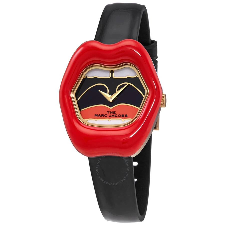 商品Marc Jacobs|The Lip Quartz Black Dial Ladies Watch MJ0120190889,价格¥1073,第1张图片