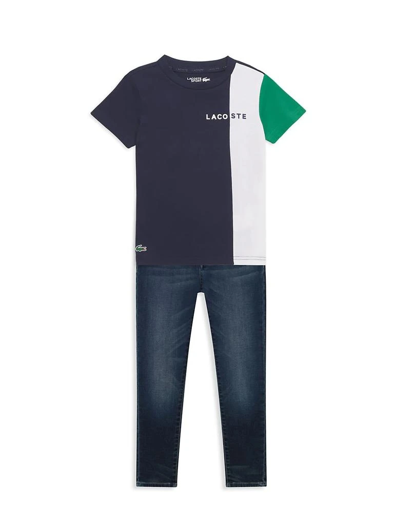 商品Lacoste|Little Boy's & Boy's Colorblocked T-Shirt,价格¥209,第2张图片详细描述