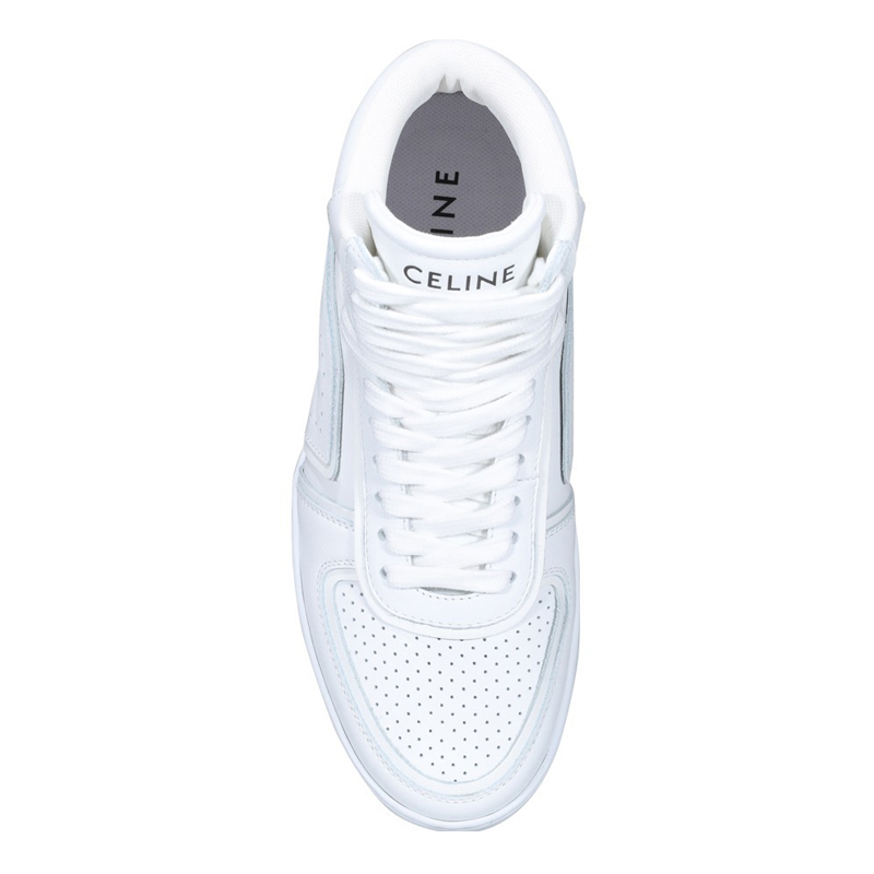 CELINE 3431833-38C-01OP 女士白色高帮白色运动鞋商品第3张图片规格展示