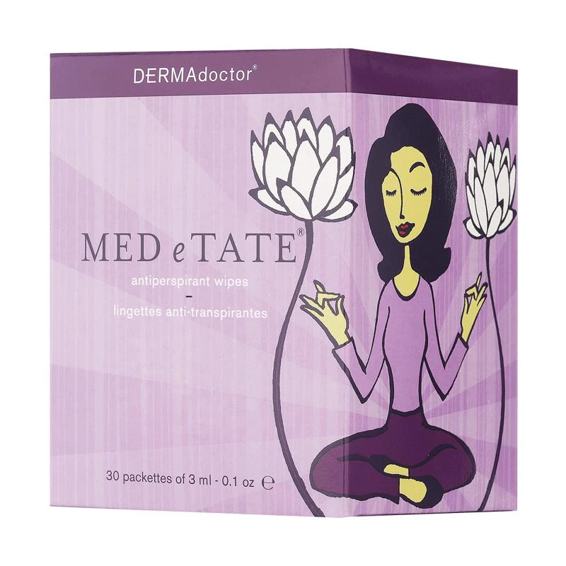 商品DERMAdoctor|MED e TATE Antiperspirant Wipes,价格¥378,第1张图片