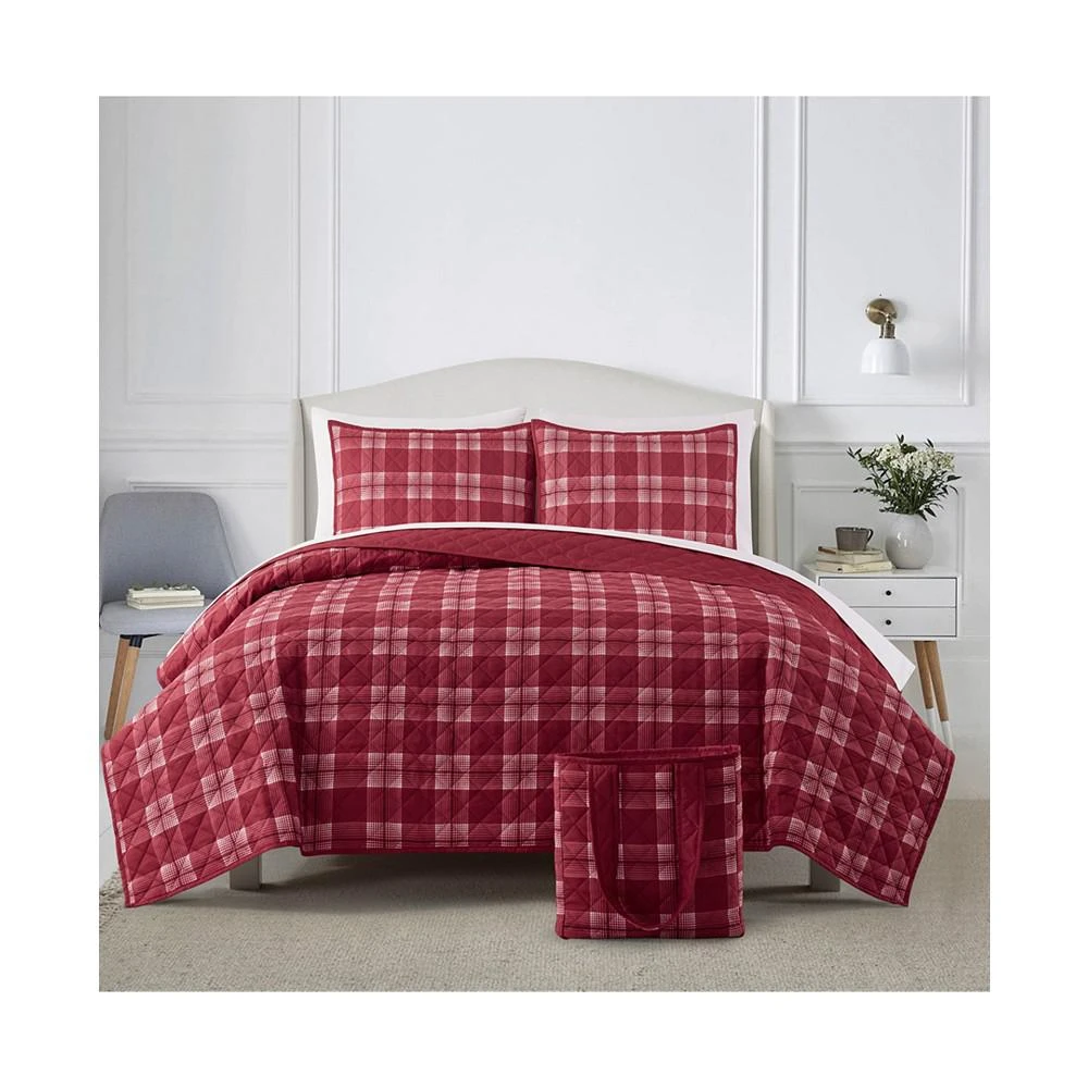 商品Charter Club|Holiday Plaid Quilt Bag Set, Full/Queen, Created For Macy's,价格¥114,第1张图片