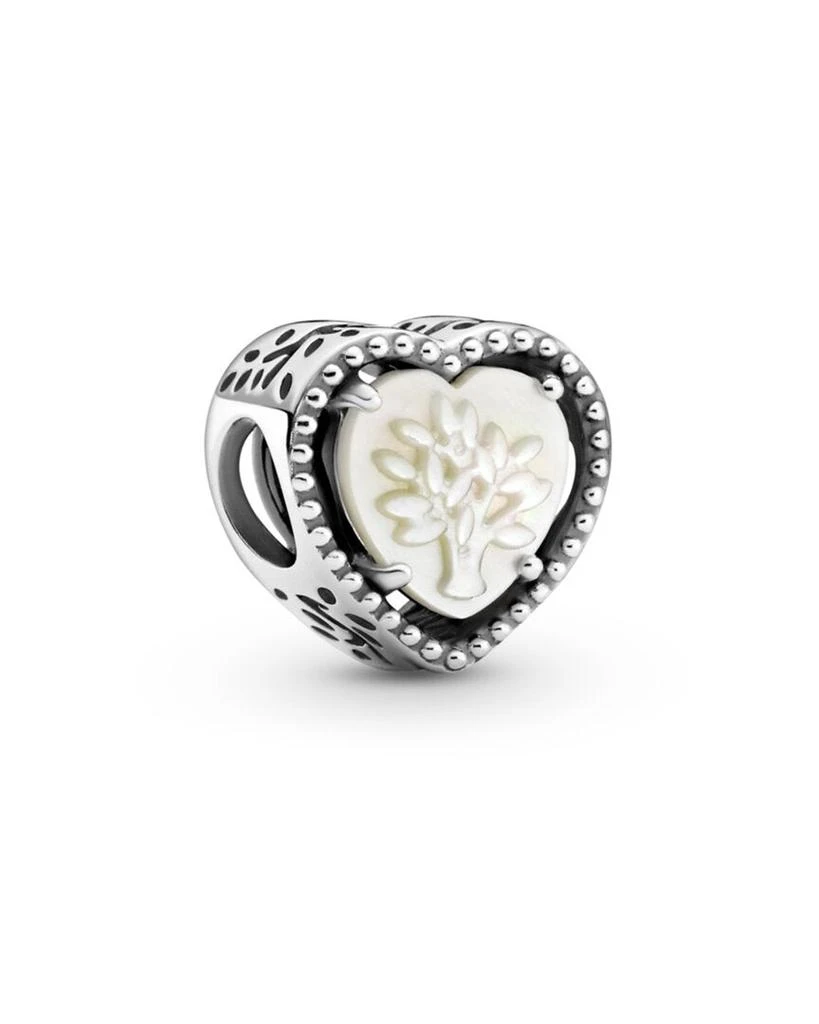 商品PANDORA|Pandora Love & Hearts Silver CZ Openwork Heart & Family Tree Charm,价格¥212,第1张图片