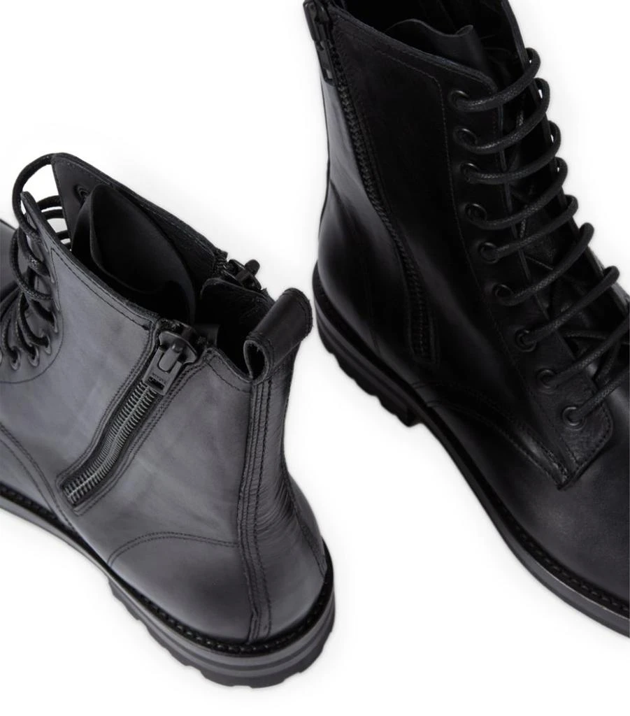 商品The Kooples|Leather Lace-Up Boots,价格¥3566,第3张图片详细描述