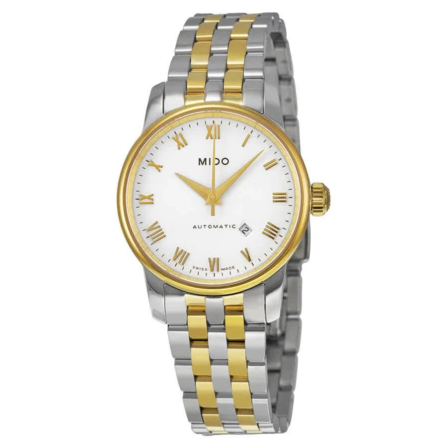 商品MIDO|Baroncelli II Automatic White Dial Two-tone Ladies Watch M76009261,价格¥3684,第1张图片