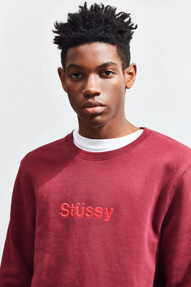 商品STUSSY|Stussy Weld Crew-Neck Sweatshirt,价格¥529,第5张图片详细描述