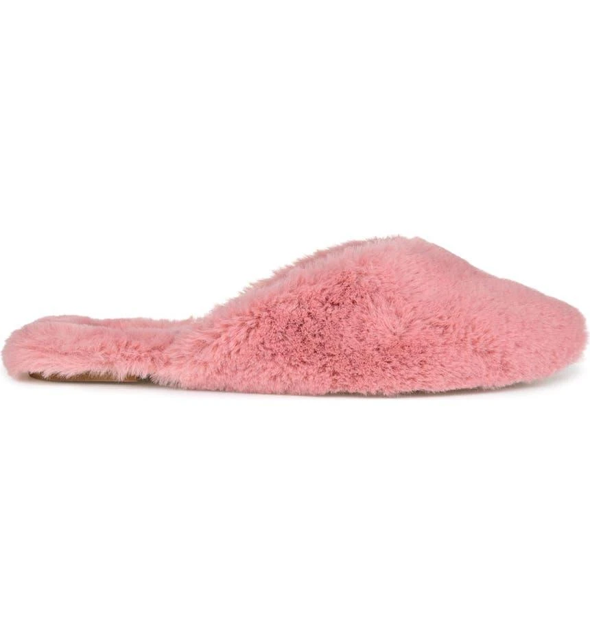 商品Journee Collection|JOURNEE Sundown Faux Fur Slipper,价格¥316,第3张图片详细描述