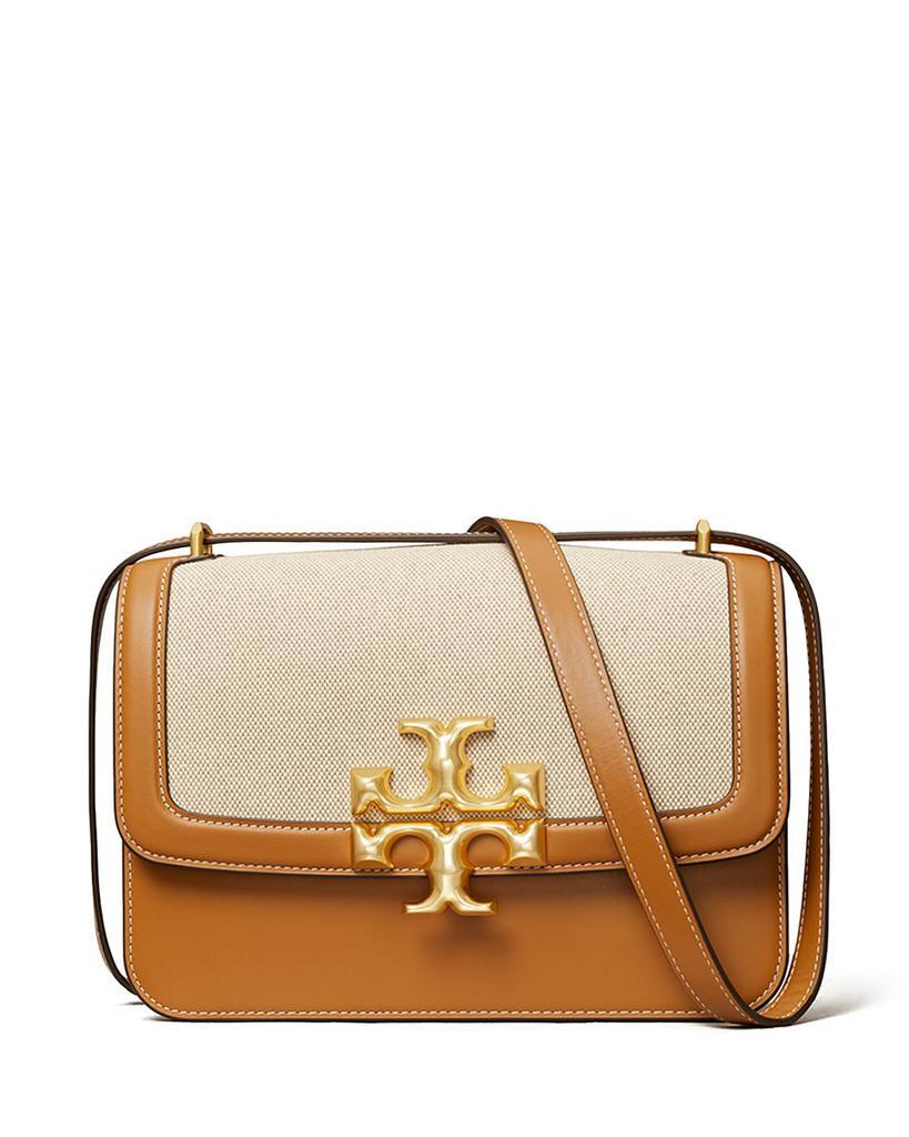 商品Tory Burch|Eleanor Small Canvas & Leather Convertible Shoulder Bag,价格¥5130,第1张图片