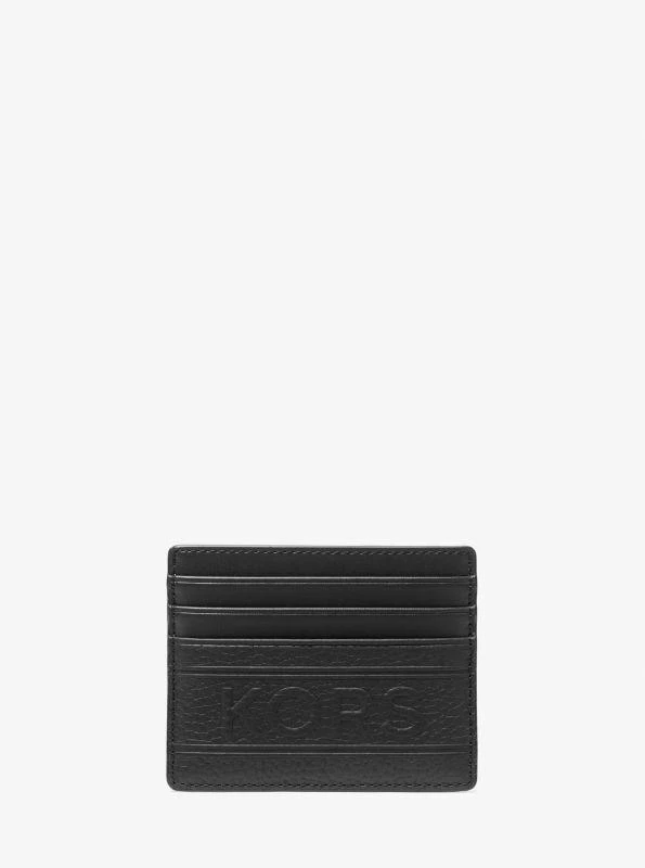 商品Michael Kors|Hudson Embossed Pebbled Leather Tall Card Case,价格¥294,第1张图片