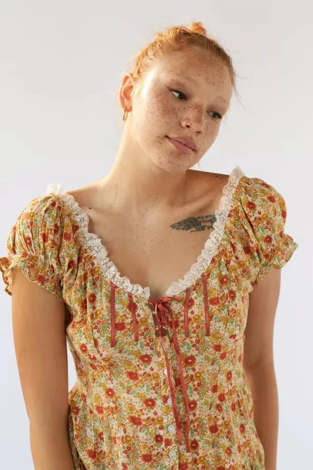 商品Urban Outfitters|UO Lily Tiered Romper,价格¥265,第3张图片详细描述