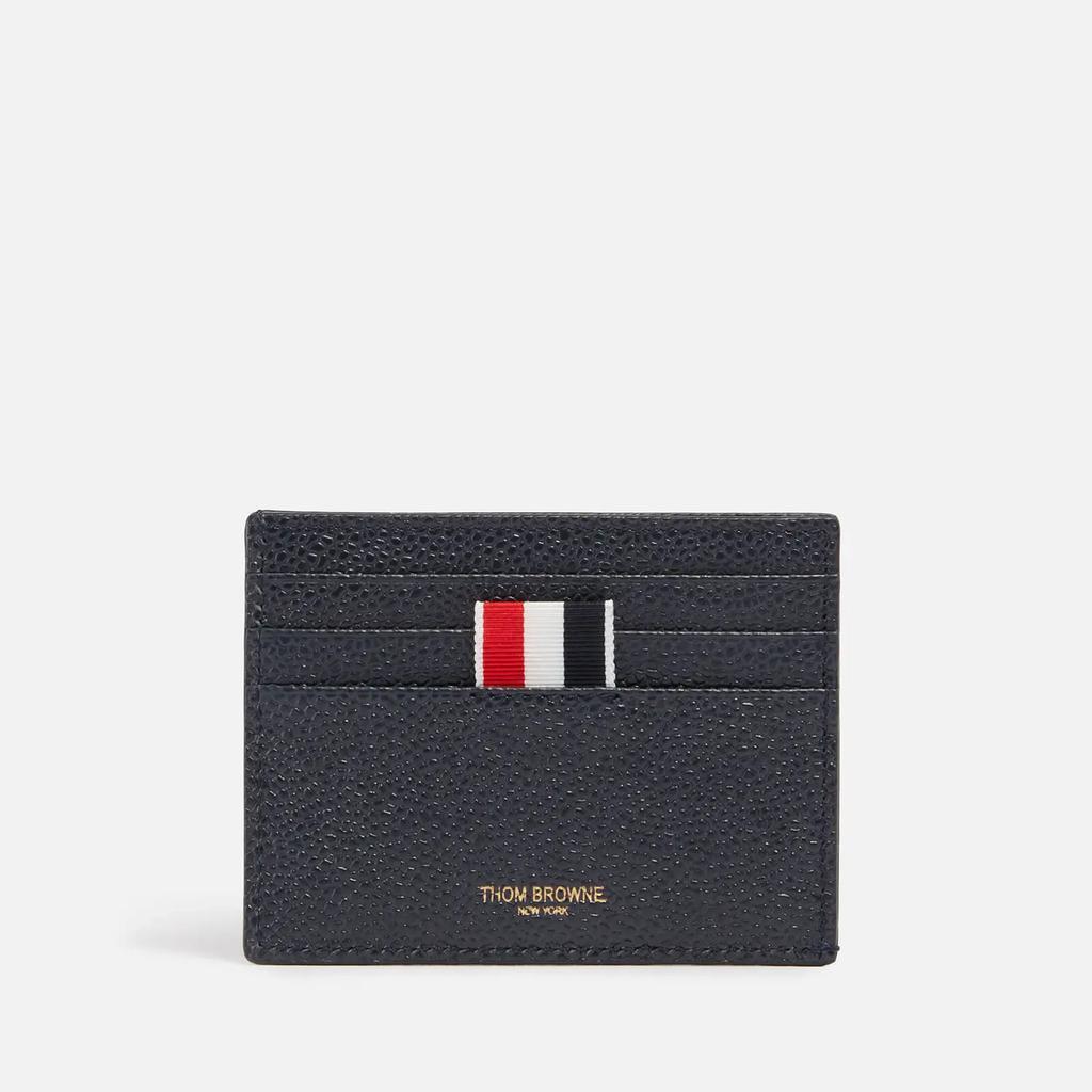 商品Thom Browne|Thom Browne Hector Tartan Appliqué Leather Card Holder,价格¥2574,第1张图片