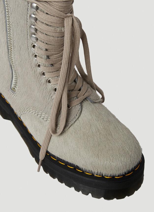 Quad Sole Boots in Grey商品第5张图片规格展示
