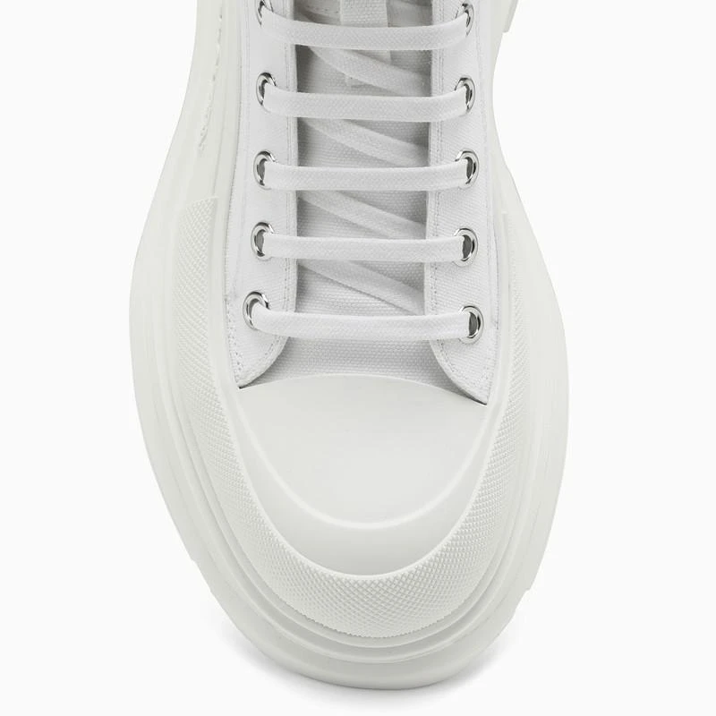 商品Alexander McQueen|White canvas Tread Slick boots,价格¥5425,第3张图片详细描述